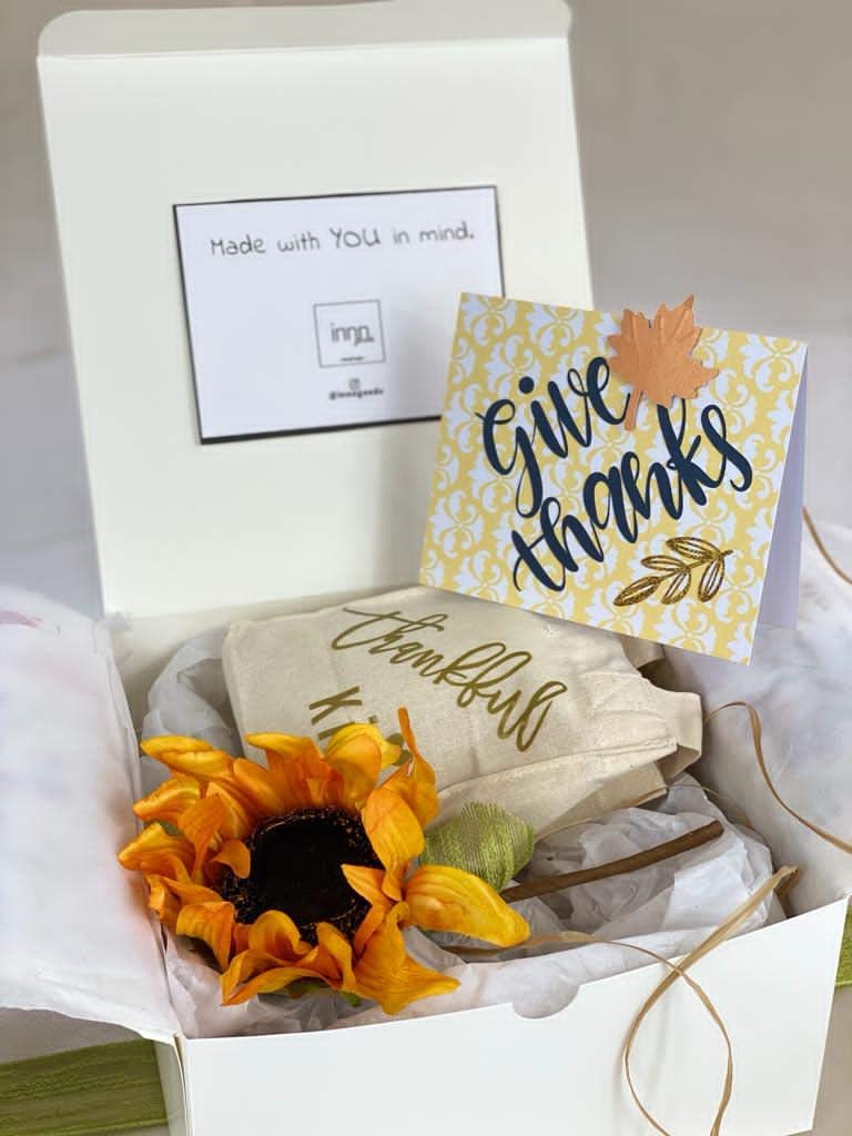 Customizable Thanksgiving Handmade Gift Box - Personalized Best Friend Gift for Her | Thoughtful Present for Friends, Family & Coworkers | Perfect for Holidays, Birthdays & Special Occasions