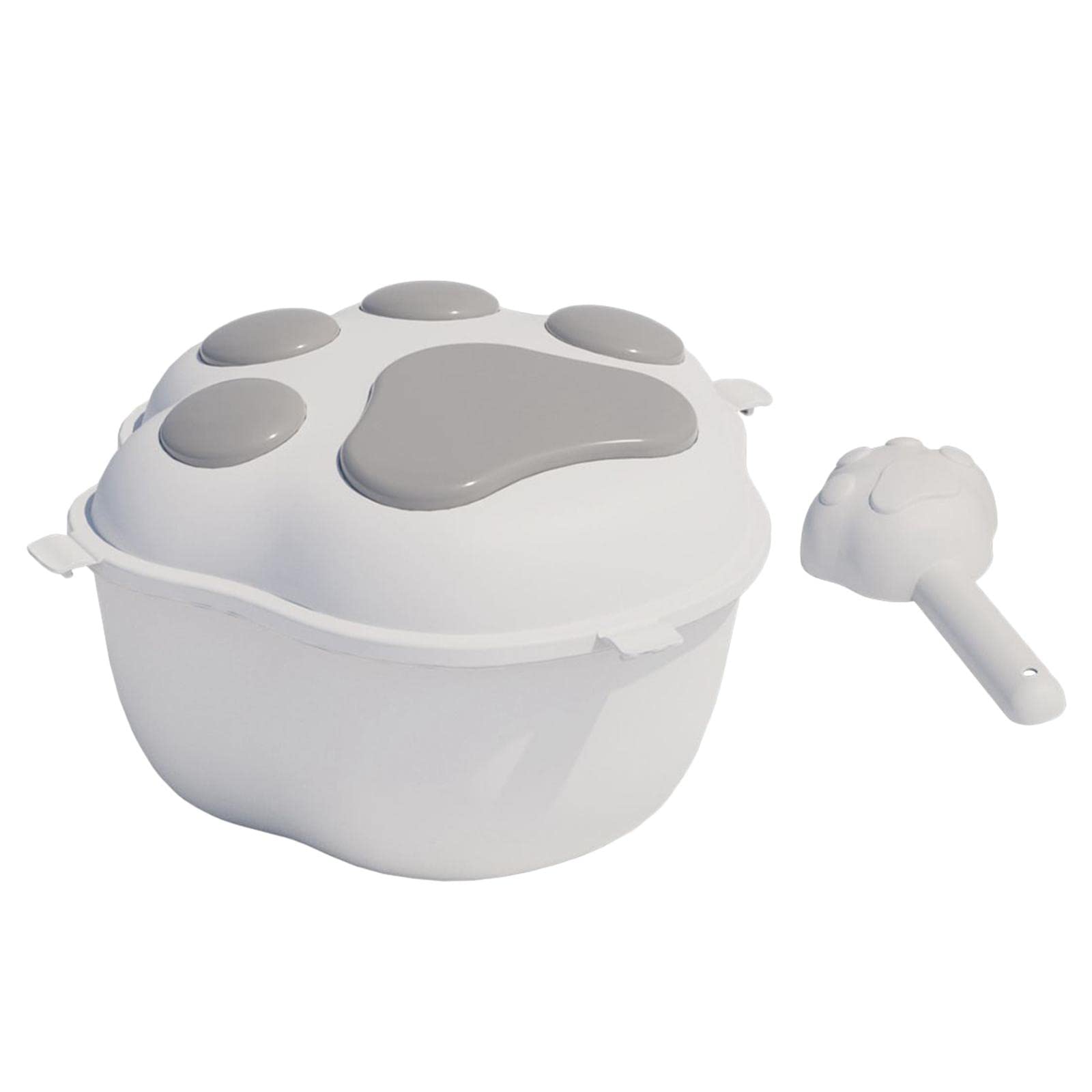 Enakshi Airtight Pet Food Storage Container with Lid - 10Lbs Dry Dog Food Dispenser for Grains, Rice & Kibble | BPA-Free Plastic | Pet Supplies & Dog Accessories | Perfect for Kitchen, Pantry & Travel Use