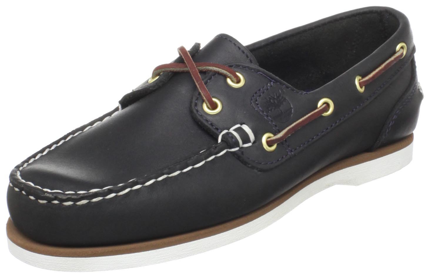 Timberland Women's Amherst Boat Shoes - Comfortable Leather Slip-On Casual Shoes for Walking & Outdoor Activities