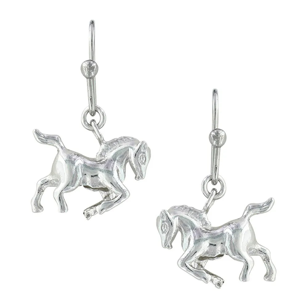 Prancing Horse Stud Earrings for Women - Elegant Horse Design Jewelry Gift for Equestrian Lovers | Perfect for Horse Riding, Western Fashion & Everyday Wear