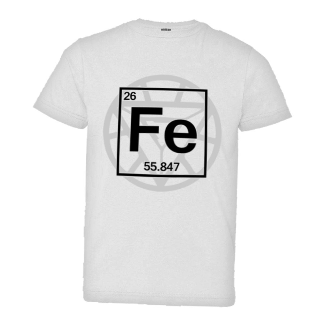 Youth Iron Man Stark Periodic Table Reactor Graphic T-Shirt - Marvel Superhero Tee for Kids & Teens - Perfect for Cosplay, Birthday Parties & Comic Conventions