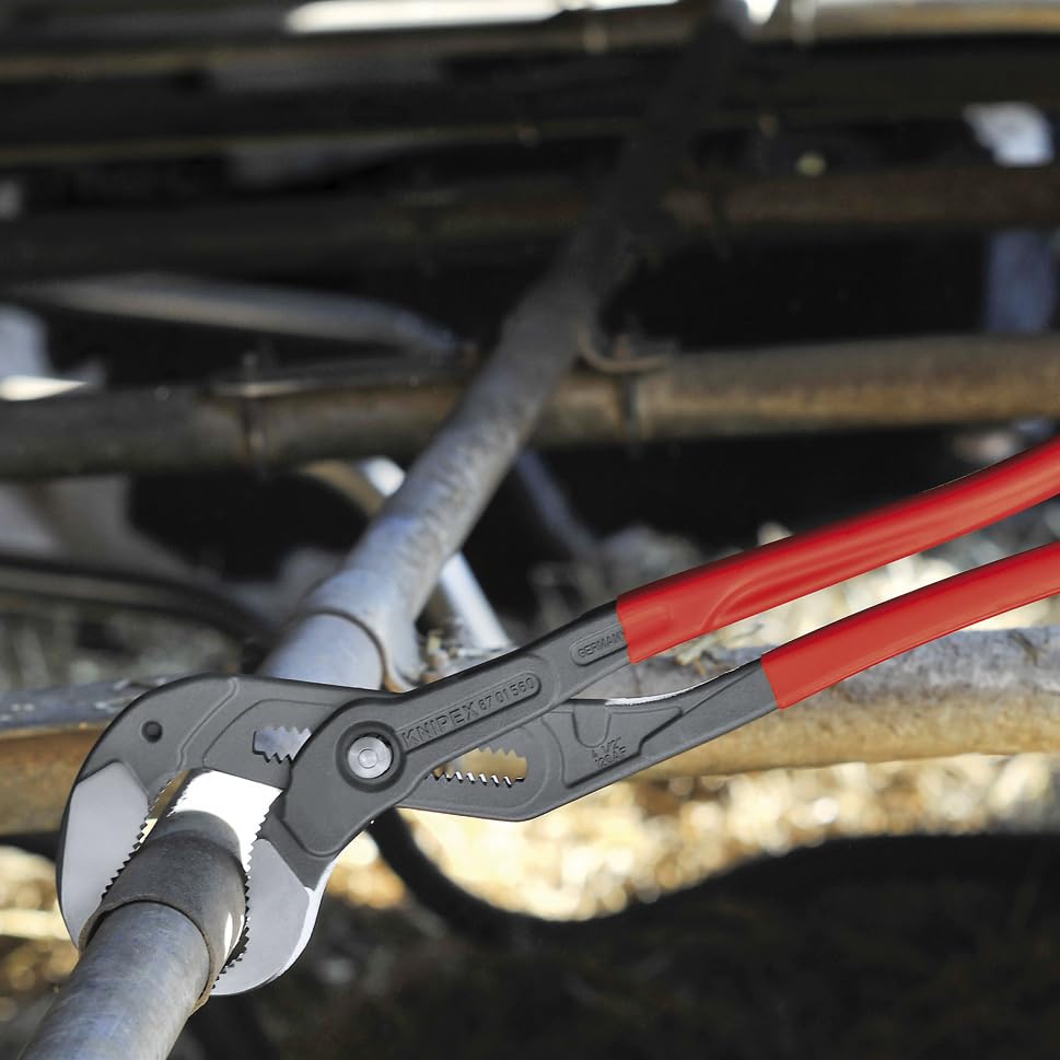 KNIPEX Cobra XXL 22-Inch Water Pump Pliers (8701560US) - Heavy-Duty Adjustable Wrench for Plumbing, HVAC & Automotive Repairs