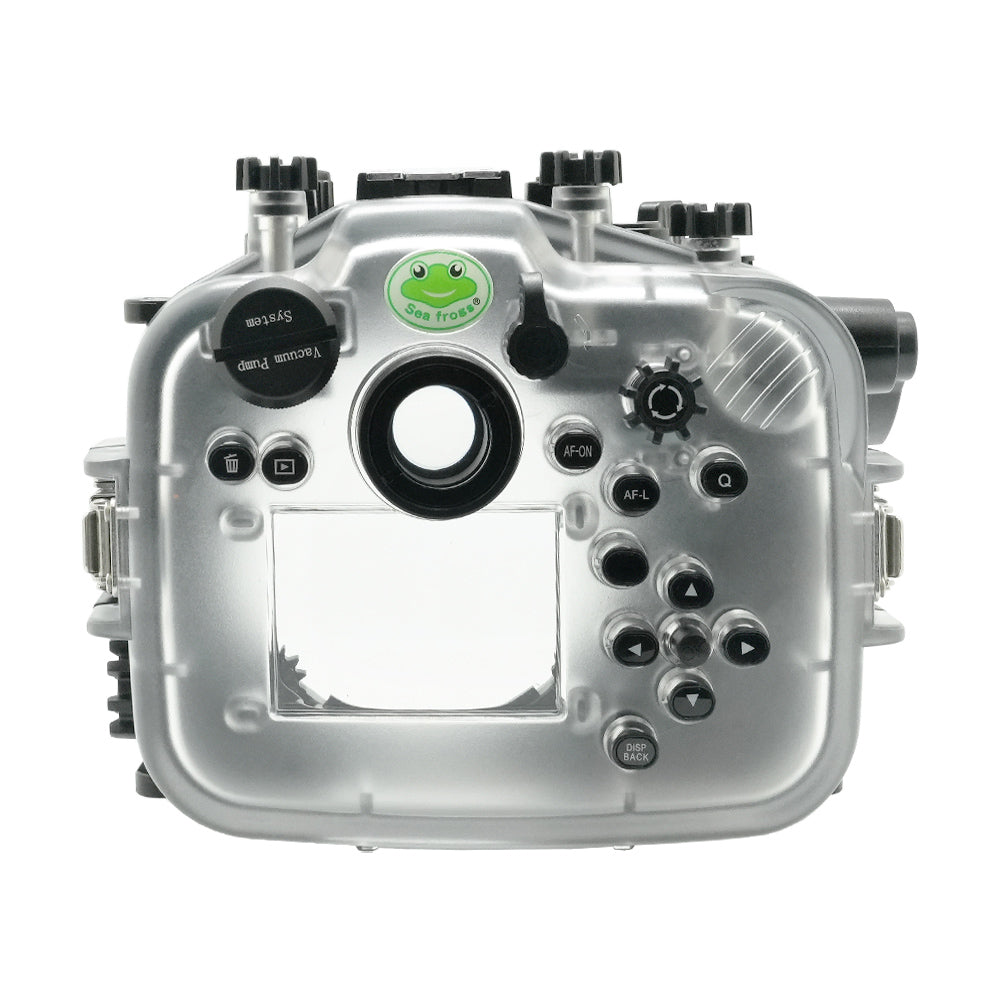 Fujifilm X-T4 40M/130FT Underwater Camera Housing with Glass Flat Short Port for XF 16mm Lens - Perfect for Scuba Diving, Snorkeling & Underwater Photography