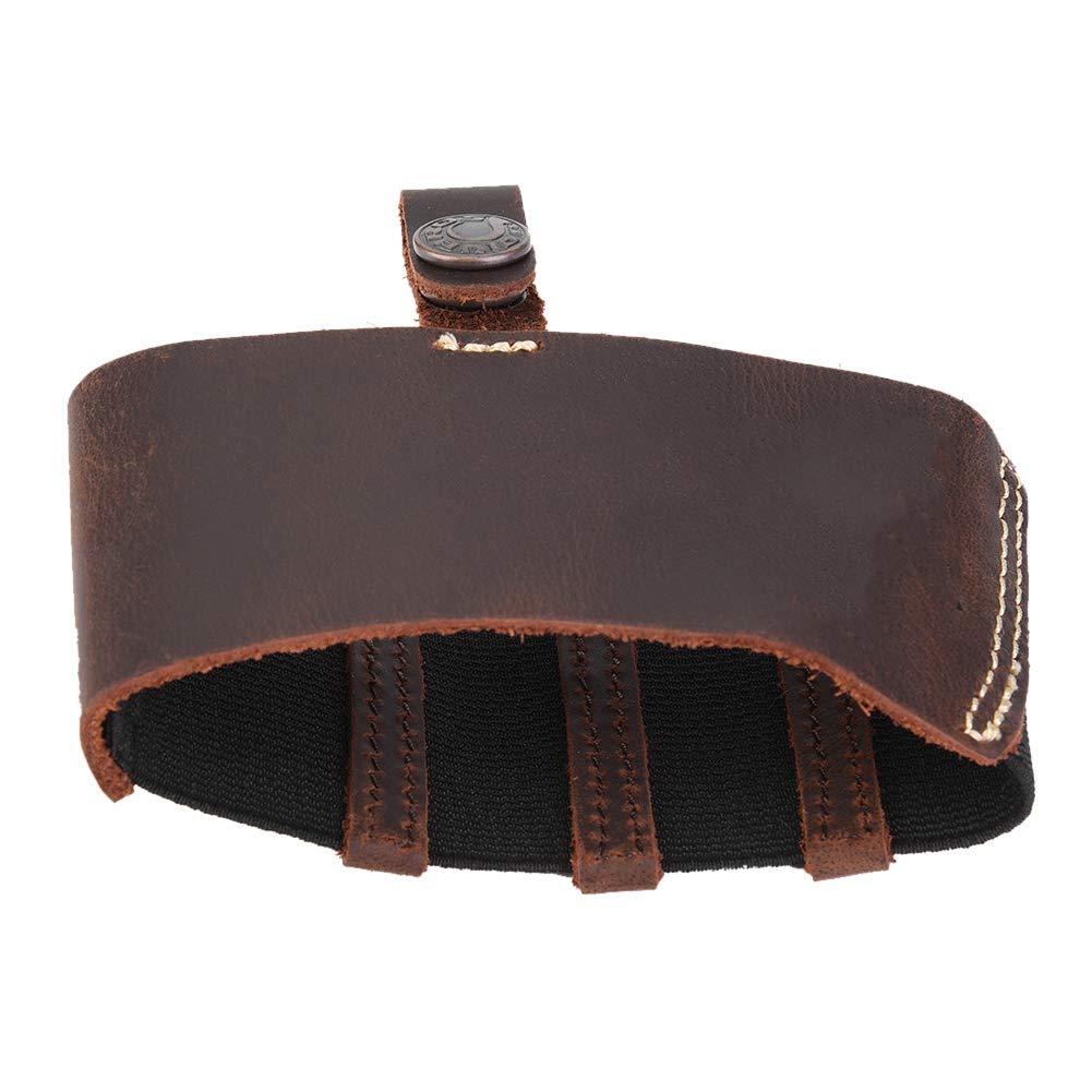 Aramox Universal Leather Motorcycle Boot Protector Cover - Durable Shoe Guard for Riding Safety (Brown) | Perfect for Motorcycle Enthusiasts & Long-Distance Riders