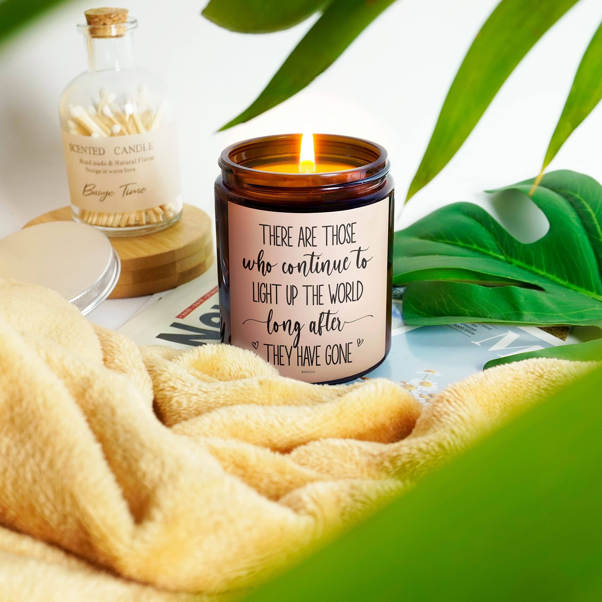 Memorial Candles for Loved Ones - Sympathy Gifts for Loss of Mother, Father, Sister | Bereavement & Condolence Gifts | Pet Memorial Candles for Cat & Dog Loss | Perfect for Funeral, Memorial Service & Home Remembrance