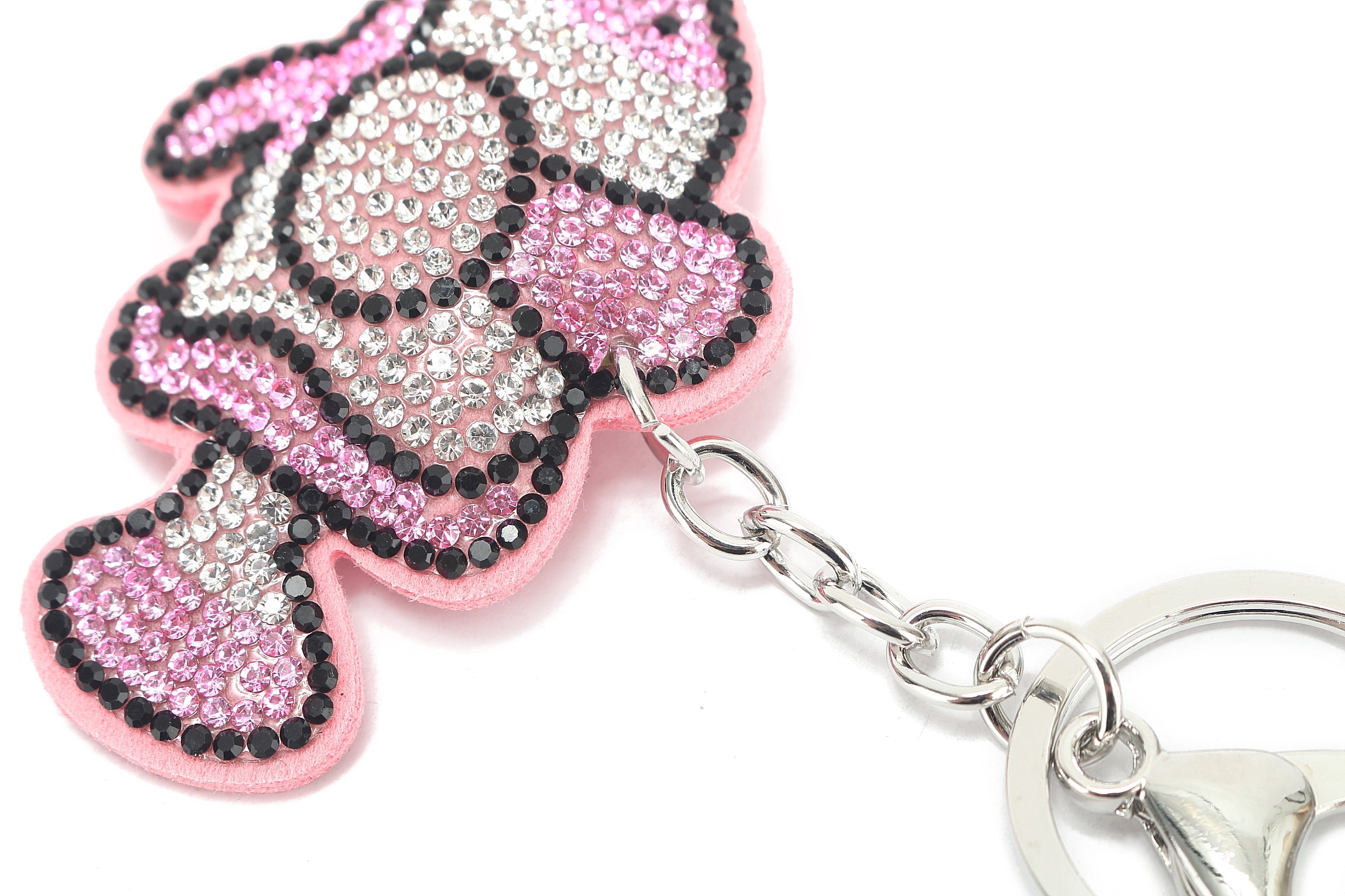 Pink Crystal Fish Bag Charm - Elegant Handbag Accessory for Women & Girls | Perfect for Purse, Backpack, Keychain & Gift Giving