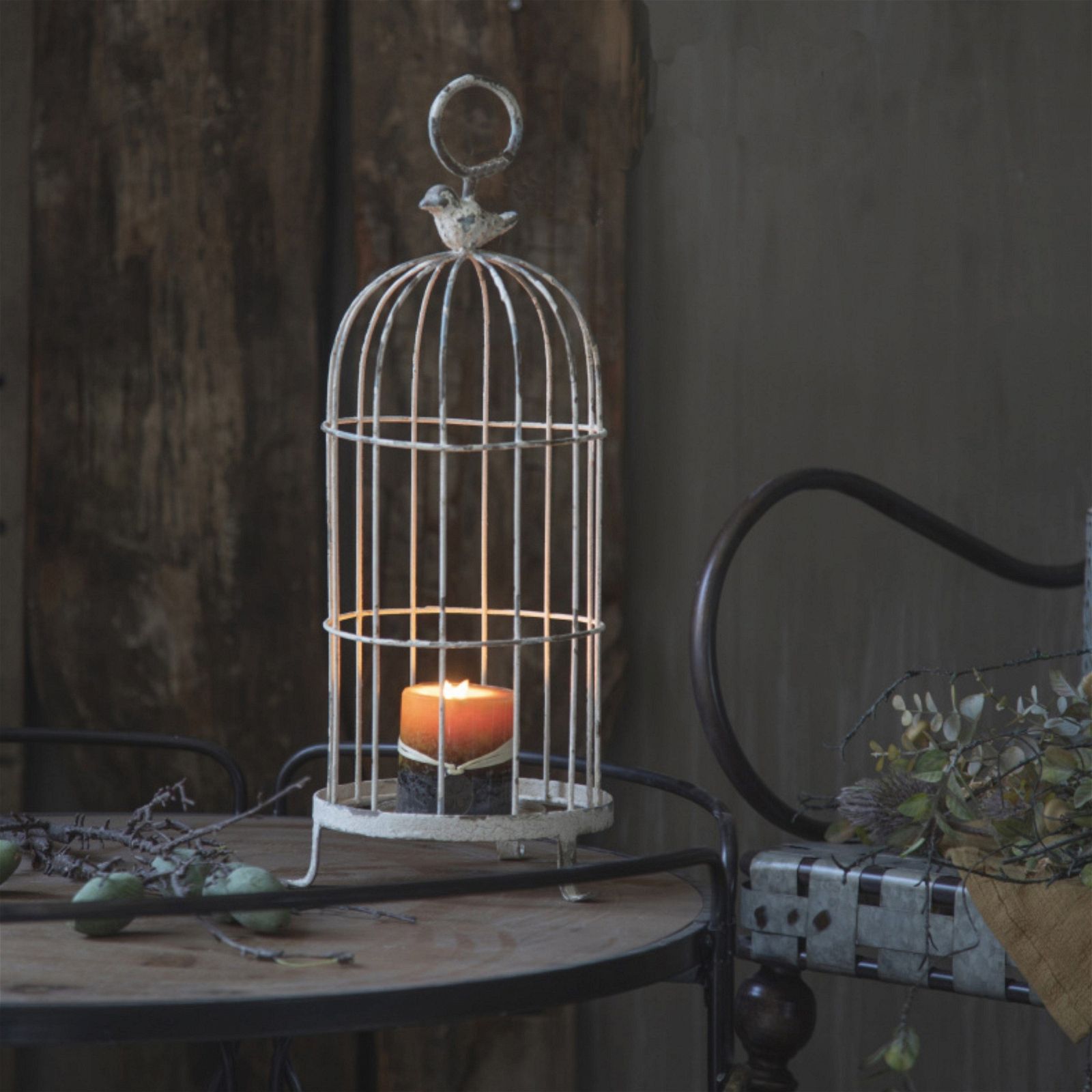 Urban Style Candle Cage Holder - Elegant Metal Candle Holder for Home Decor, Wedding Centerpieces & Romantic Dinner Settings