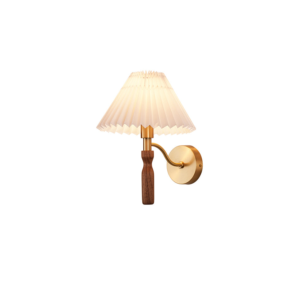 Maison Wooden Wall Lamp - Handcrafted Modern Wood Wall Light for Bedroom, Living Room & Hallway - Warm Ambient Lighting for Home Decor