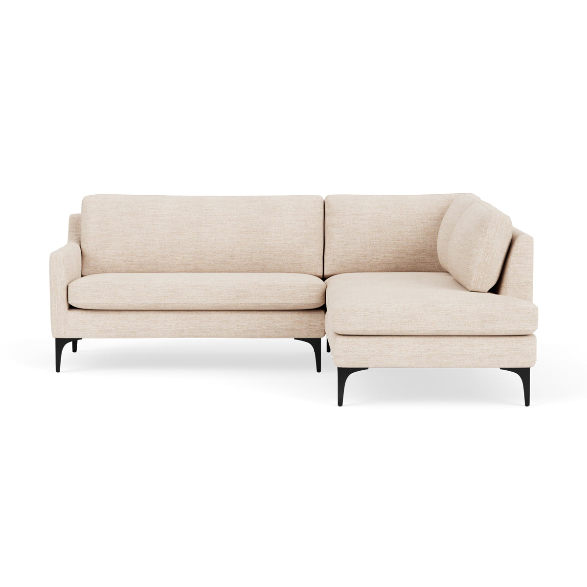 Astha Fabric Right Corner Sofa - Modern L-Shaped Sectional Couch for Living Room, Home Theater & Small Spaces | Comfortable & Stylish Lounge Furniture