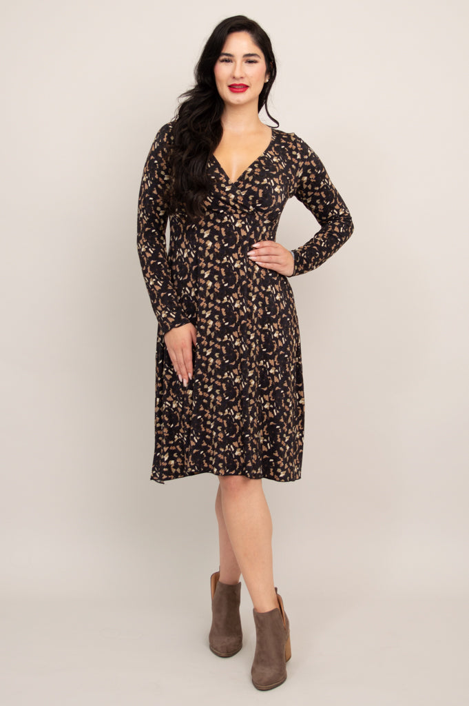 Denver Dress - Soft Calico & Bamboo Fabric - Women's Casual Summer Dress - Perfect for Beach, Picnic & Outdoor Activities