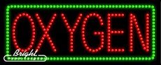 Oxygen LED Sign - 27 x 11 x 1 Inches Wall Decor - USA Made Neon Light for Bedroom, Bar, or Office