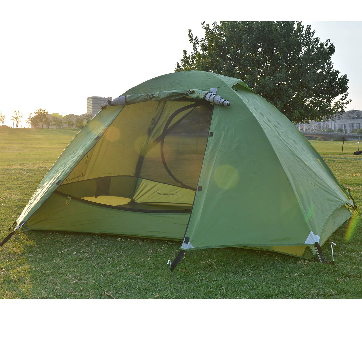 WEAPRIL 2-Person Winter Camping Tent - Lightweight Waterproof Double Layer Backpacking Tent with Aluminum Poles, Easy Setup for Outdoor Adventures - Perfect for Hunting, Hiking, Climbing & Travel in Cold Weather
