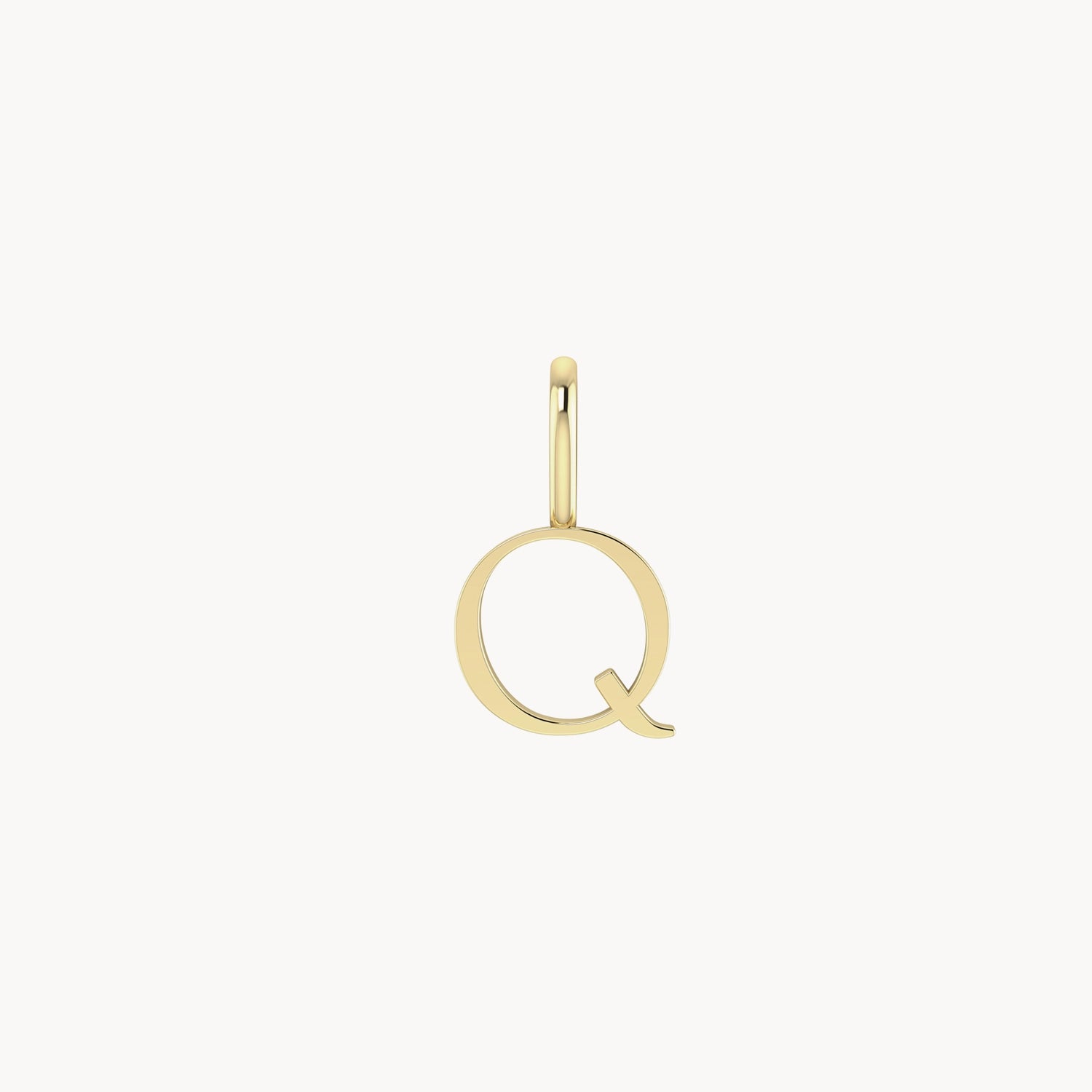 10K Yellow Gold Letter Charm - Personalized Initial Pendant for Necklaces & Bracelets - Perfect for Gifts, Birthdays, and Everyday Jewelry