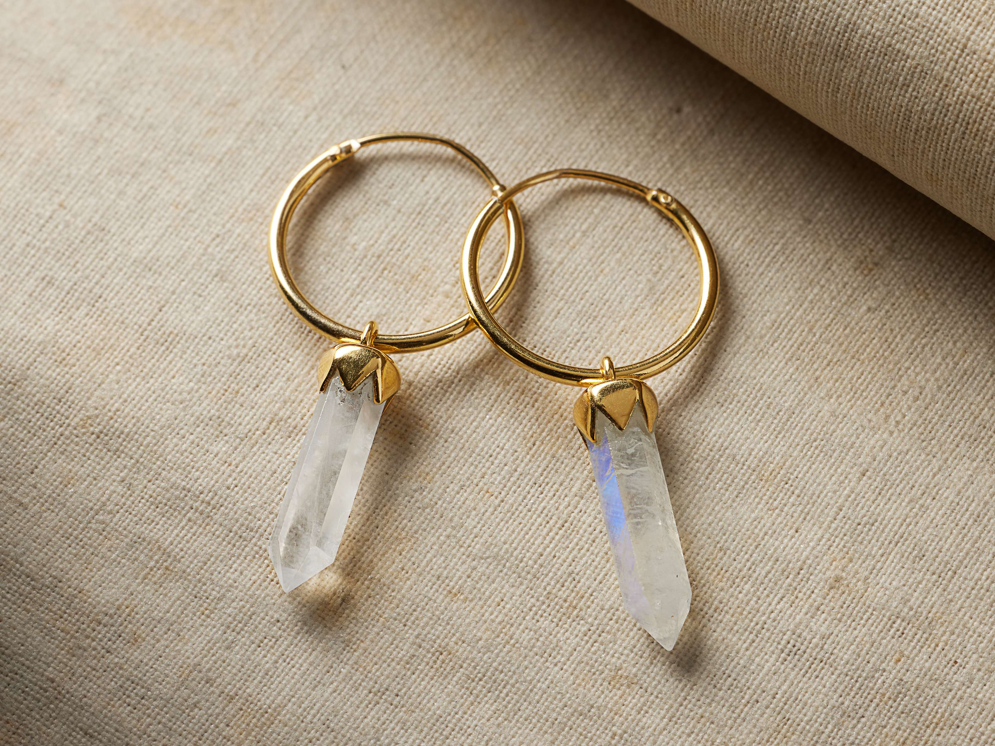 Moonstone Earrings for Women - Dainty Silver Stud Earrings with Genuine Moonstone Gemstone | Perfect for Everyday Wear, Gifts & Special Occasions