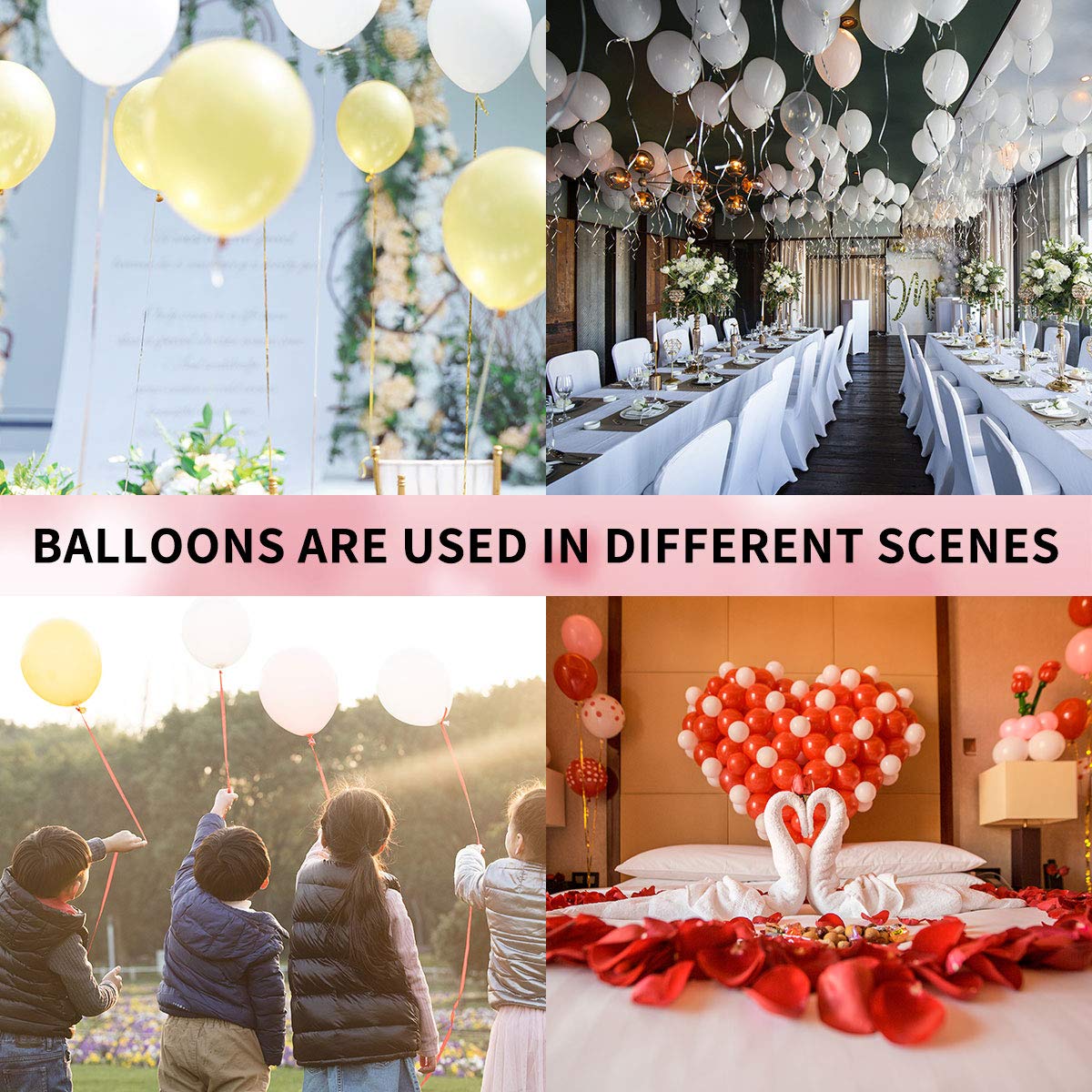 36 Inch Large Round Orange Latex Balloons - 6 Pack of Thick Giant Party Balloons for Birthday, Wedding & Event Decorations - Perfect for Indoor & Outdoor Celebrations