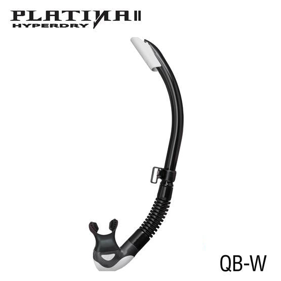 TUSA Platina Hyperdry II Snorkel - Dry Top Snorkeling Gear for Adults - Perfect for Ocean Swimming, Snorkel Adventures & Water Sports