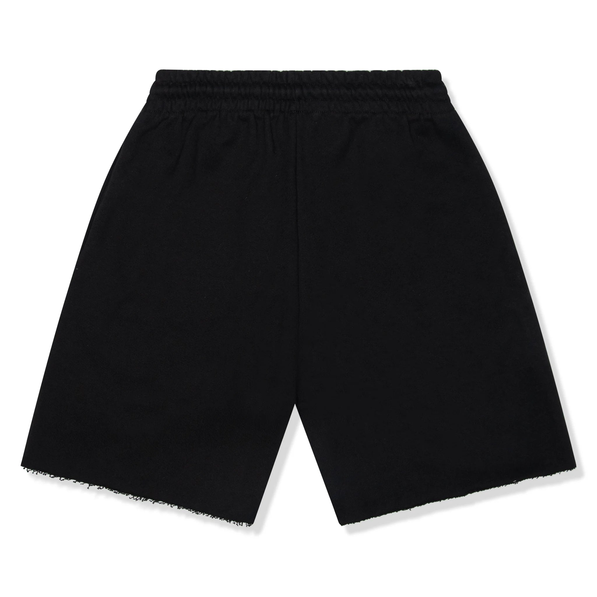 Denim Tears Denim University Black Sweat Shorts for Men - Comfortable Cotton Casual Shorts for Summer, Gym, and Streetwear Fashion
