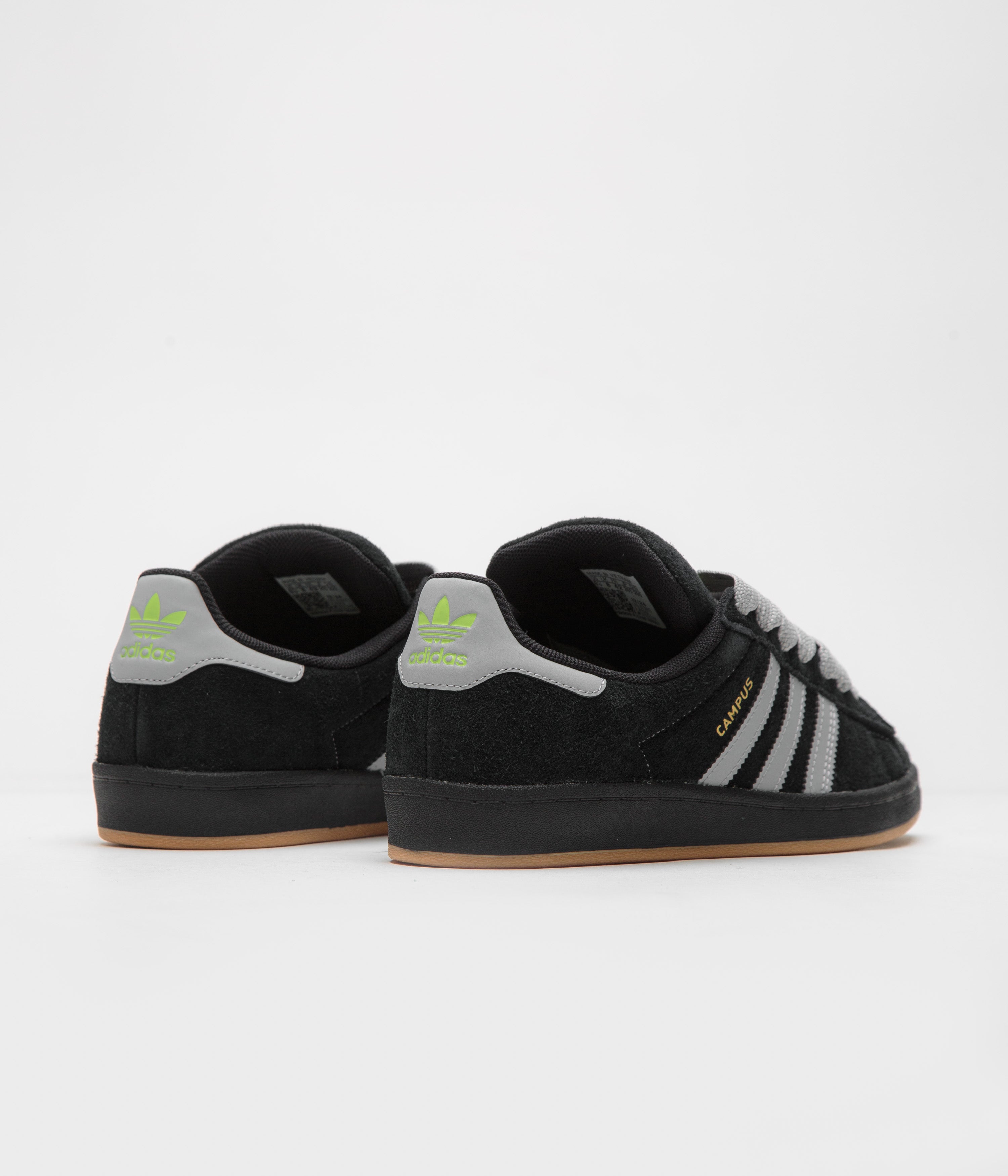 Adidas Campus Sneakers - Core Black / Grey Two / Gold Metallic - Men's Casual Shoes for Everyday Wear & Street Style Fashion