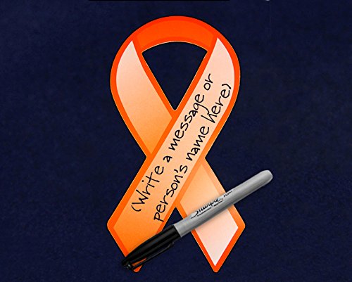 Wholesale Pack of 50 Gun Violence Awareness Ribbons - Orange Paper Ribbons for Mass Shooting Memorials & Prevention Events