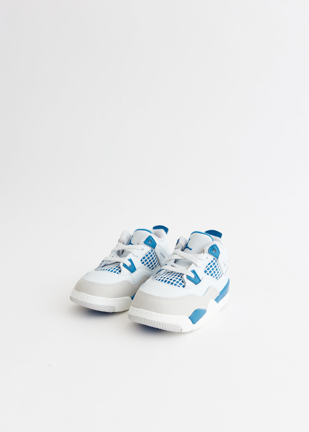 Air Jordan 4 Retro 'Industrial Blue' Basketball Sneakers for Men - Limited Edition TD Shoes for Sports & Streetwear Fashion