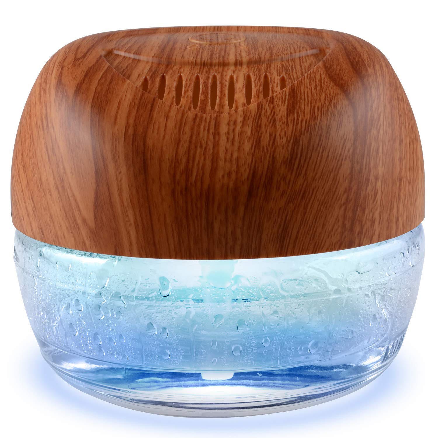 2-Pack Water-Based Air Purifier & Humidifier with 7-Color LED Mood Light - Air Freshener, Revitalizer for Home, Bedroom, Office | Improves Air Quality & Creates Relaxing Atmosphere