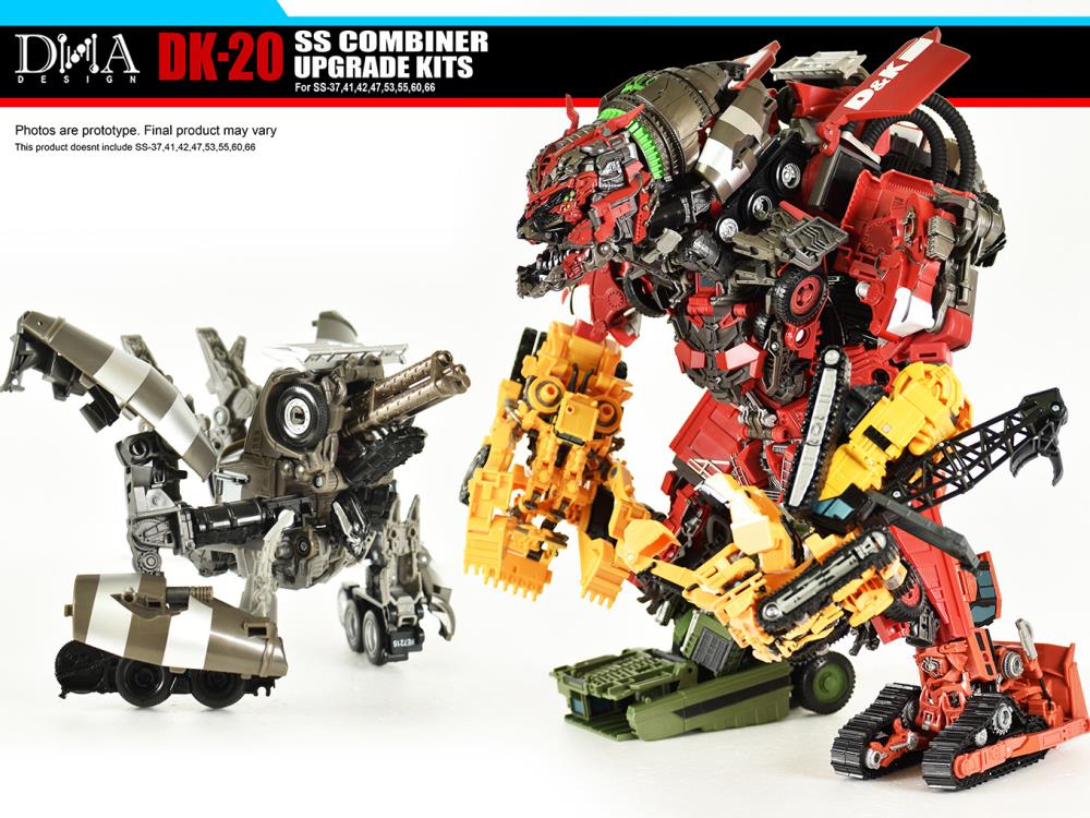 DNA Design DK 20 Upgrade Kit for Superion Combiner (Reissue with Bonus) - Transform Your SS Combiner into a Masterpiece for Display & Collection