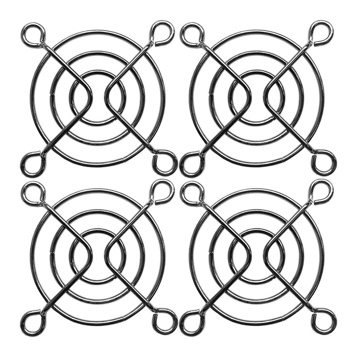 50mm Chrome Fan Grill - High-Quality PC Case Cooling Accessory for Gaming Rigs & Computer Builds - Perfect for Enhanced Airflow and Aesthetic PC Mods
