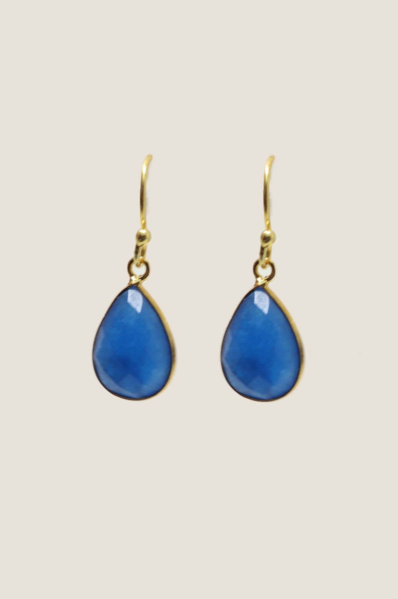 Elegant Blue Ava Earrings for Women - Dainty Stud Earrings for Daily Wear, Gift Giving & Special Occasions