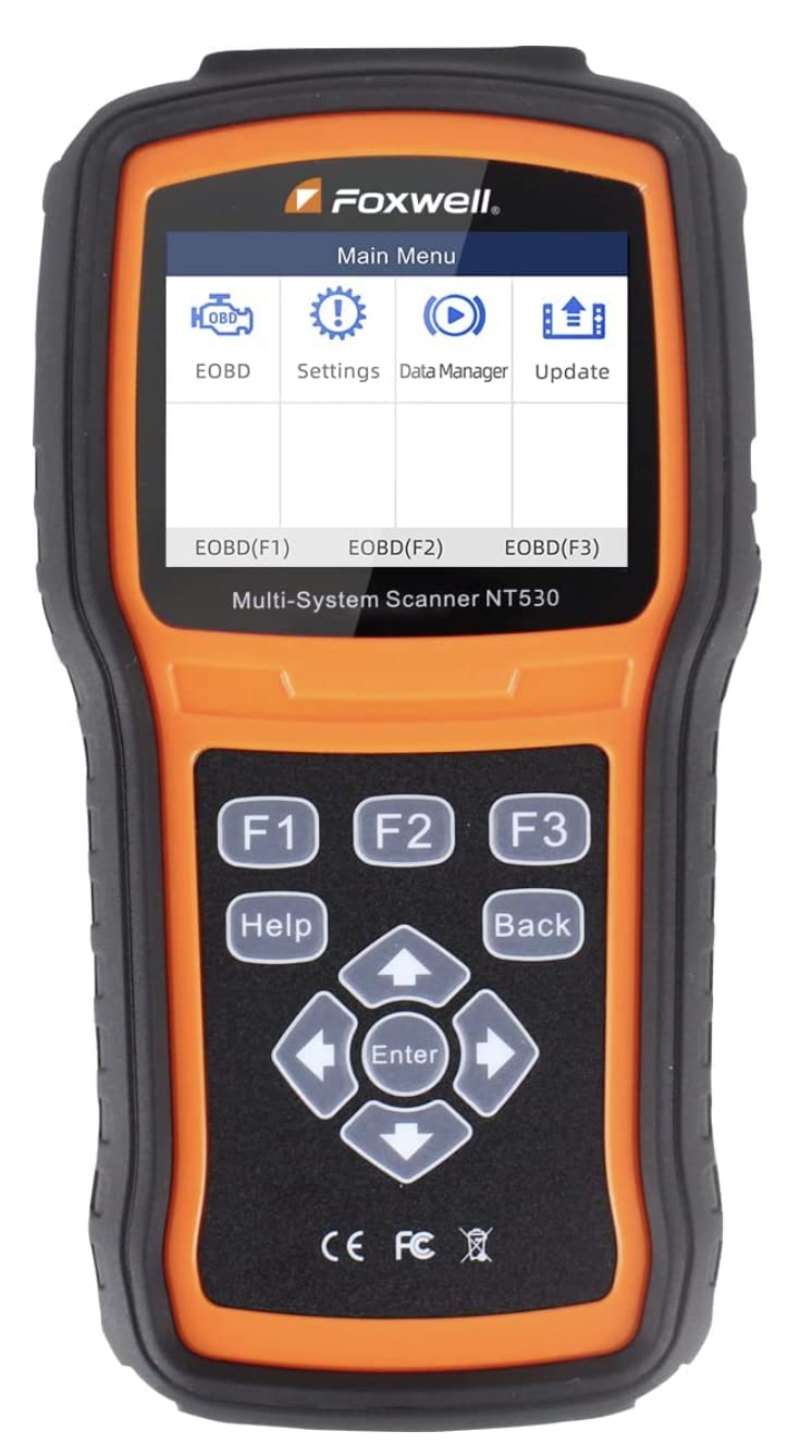 FOXWELL NT530 BMW Diagnostic Scanner - Full System OBD2 Code Reader for ABS, SRS, TPMS, EPB, Oil Reset & More | Bidirectional Scan Tool for Maintenance & Repairs | Perfect for DIY Mechanics & Professional Auto Shops