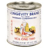 Longevity Sweetened Condensed Milk, 14-Ounce (Pack of 24) - Perfect for Baking, Coffee, Desserts & Asian Recipes