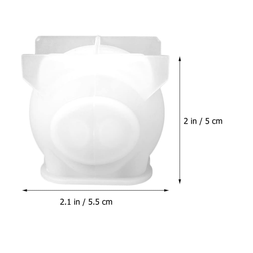 Pig Shaped Silicone Mold for DIY Crafts - Piggy Ornament Baking Mold for Resin, Soap, Candle Making - Perfect for Home Decor, Gift Making & DIY Projects