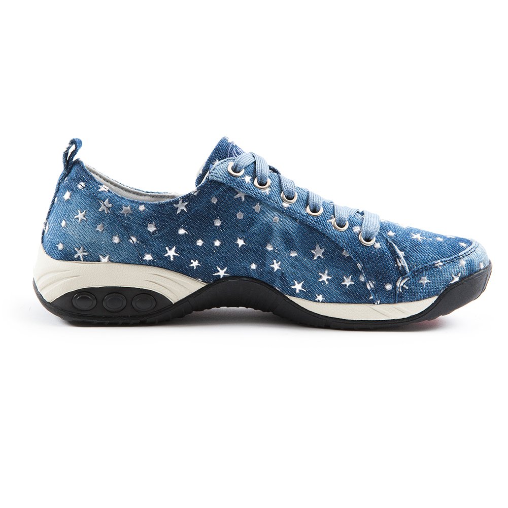 Therafit Women's Sienna Side Zip Walking Shoes - Comfortable Sport Sneakers for Casual Wear & Daily Activities | Perfect for Walking, Travel & Light Exercise