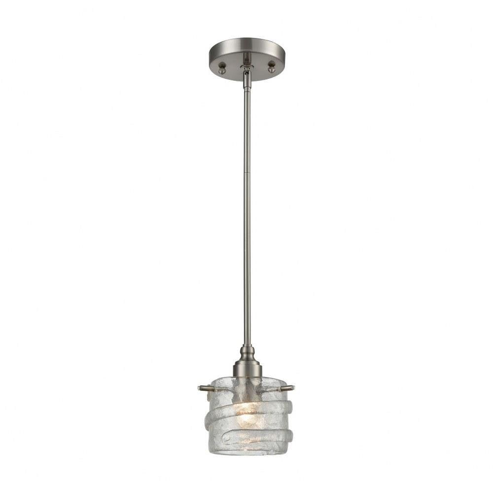 Elk Home D3898 Hiver Single Light Pendant - Modern Farmhouse Ceiling Fixture for Dining Room, Kitchen Island & Entryway Lighting