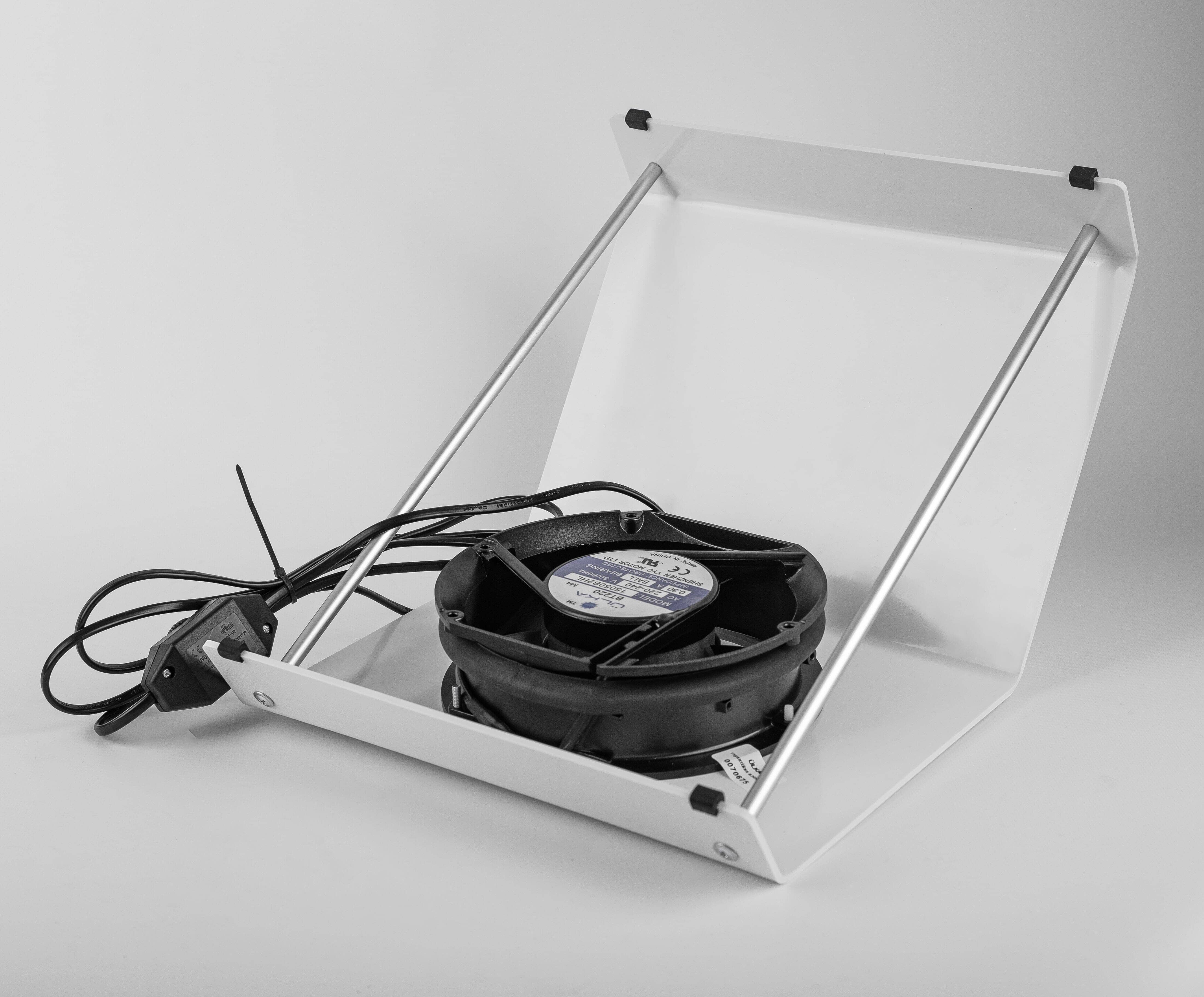 ULKA Professional White Nail Dust Collector with Stand for Pedicure & Manicure - Perfect for Nail Salons, Spas & Home Use
