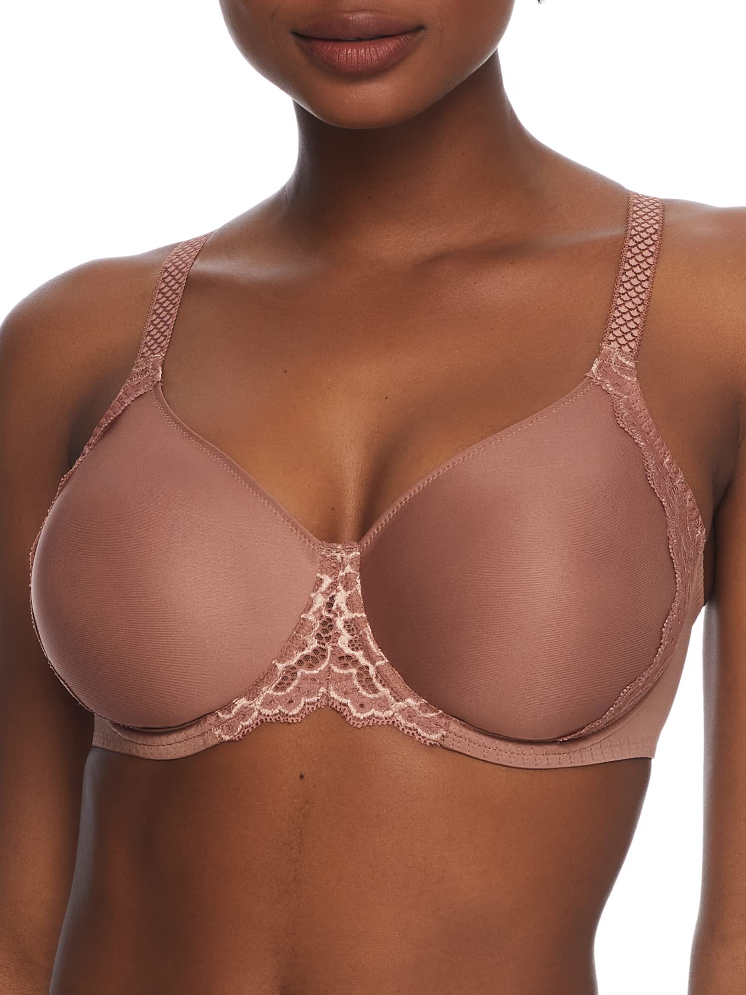 Simone Perele Women's Plus-Size Caresse Minimizer Underwire Bra - Comfortable Full Coverage Support for Everyday Wear & Special Occasions