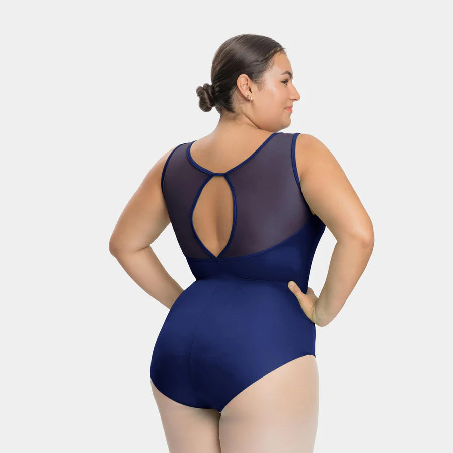 Só Dança Adult Curvy GEMINA Keyhole Back Leotard - Stretchy Dancewear for Ballet, Jazz & Contemporary - Perfect for Performances & Practice