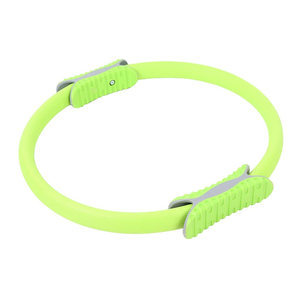 FABAX Pilates Magic Circle - Fitness Resistance Ring for Women, Yoga & Gym Workout Equipment - Green (Ideal for Home Exercise, Studio Training & Physical Therapy)