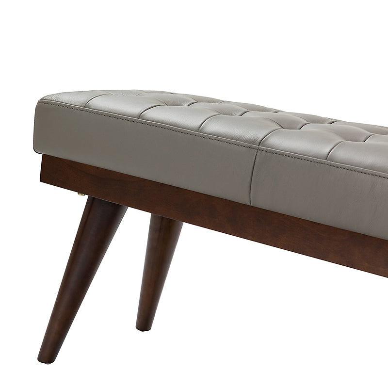Emilio Mid Century Modern Multifunctional Design Bench - Entryway, Living Room & Bedroom Storage Furniture for Home Decor