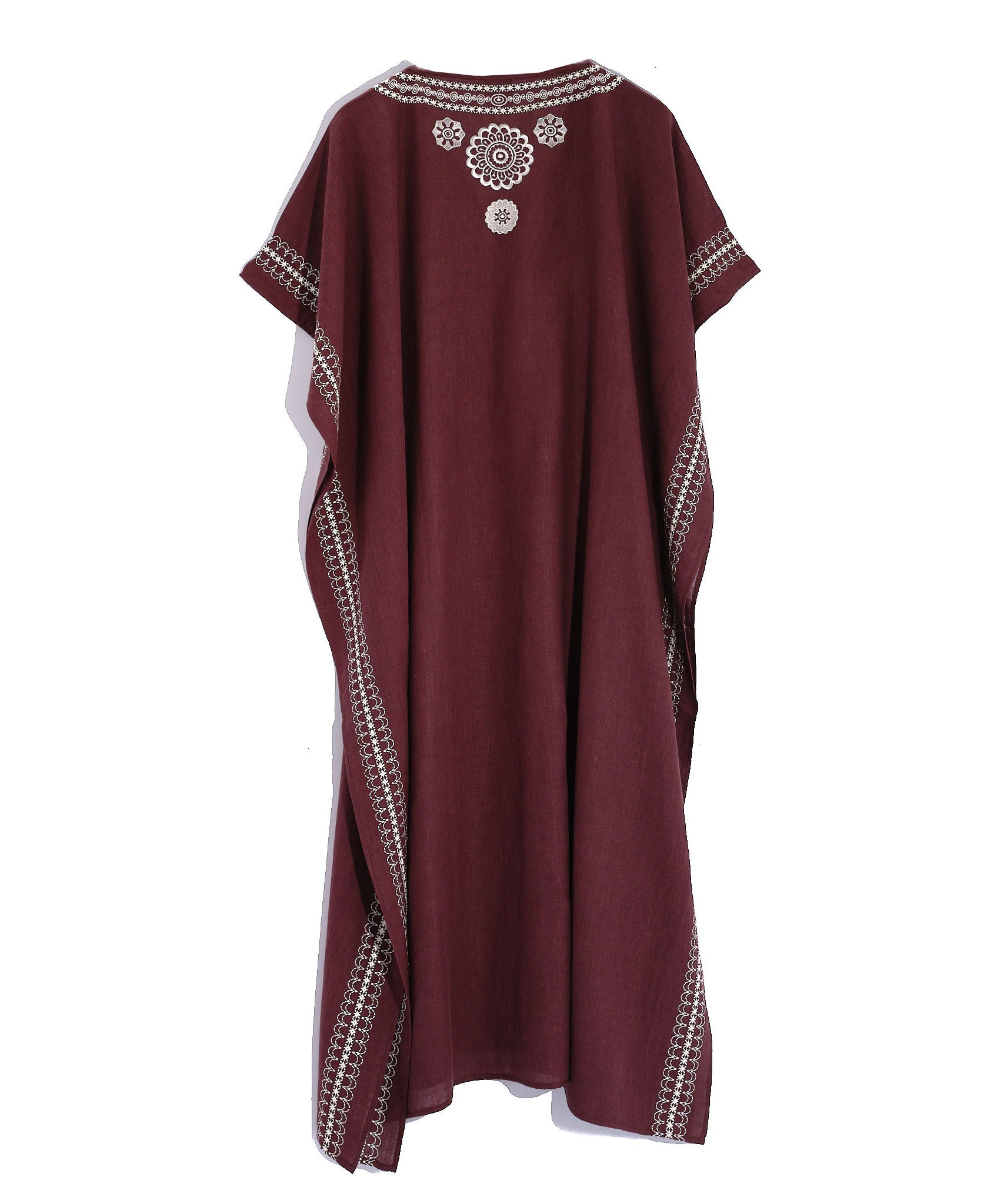 Amalfi Maxi Caftan Dress - Flowy Beach Cover Up, Summer Vacation Outfit for Women | Perfect for Poolside, Resort Wear & Boho Chic Style