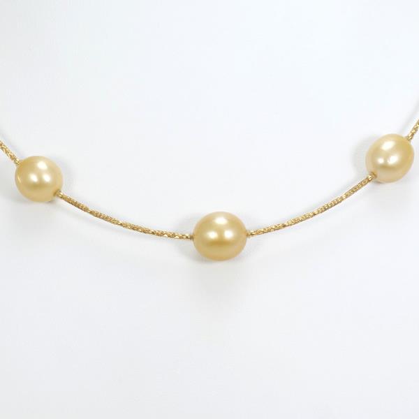 18K Yellow Gold South Sea Pearl Necklace - Elegant Women's Jewelry for Weddings, Parties & Special Occasions