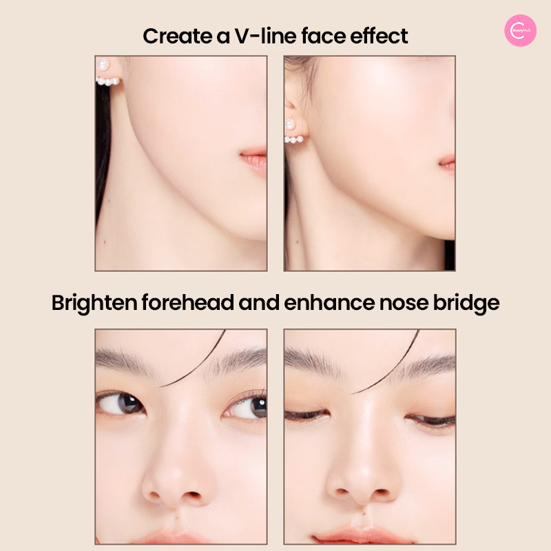 ForeverKey Dreamlike Shaping Contour & Highlight Palette - Professional Makeup Kit for Face Sculpting & Glow - Perfect for Everyday Wear, Special Occasions & Photo Shoots
