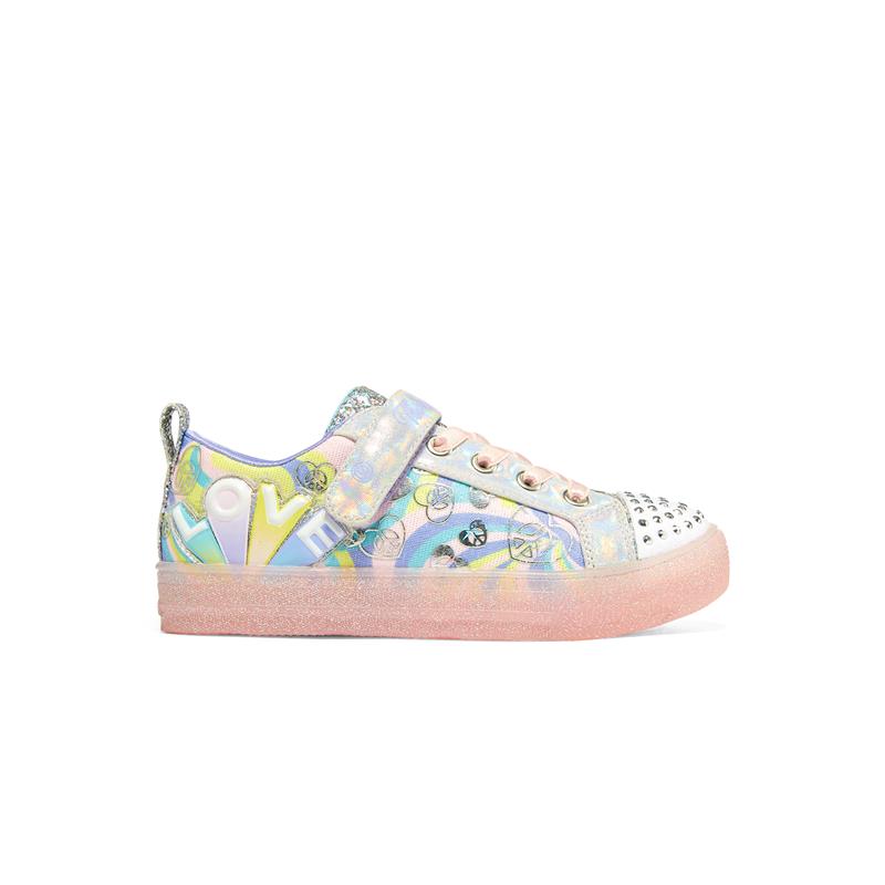 SHUFFLE BRIGHTS 314264L/LPMT - Colorful LED Light Up Shoes for Kids & Teens - Perfect for Dance Parties, Raves & Nighttime Fun