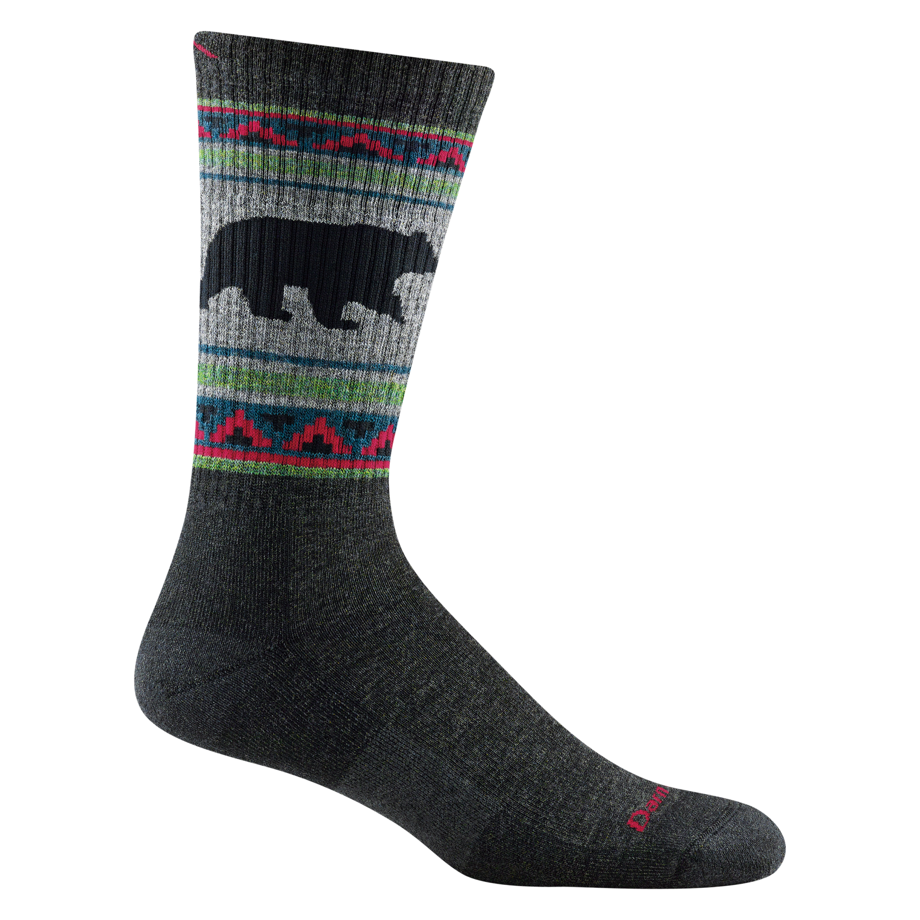 Darn Tough 1980 VanGrizzle Boot Midweight Cushion Socks for Men - Hiking, Outdoor & Winter Activities