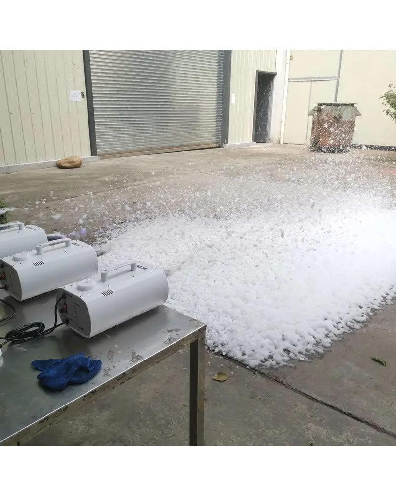 420W Snow Machine with LED Wash Light - Professional Party Snow Effect for Winter Events, DJ Shows, and Holiday Celebrations