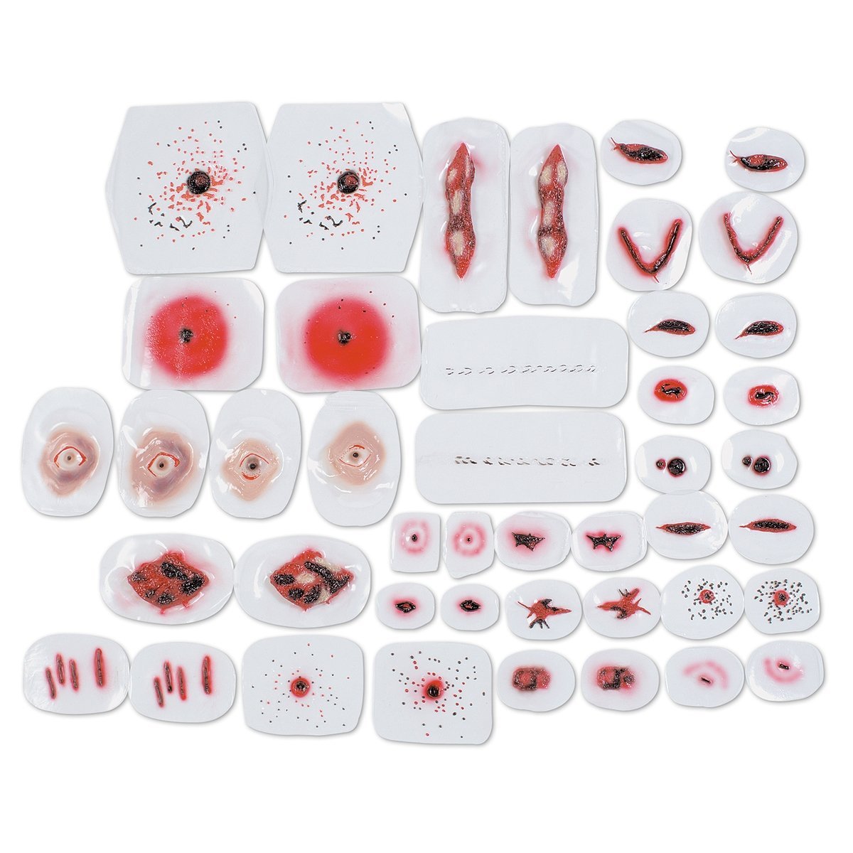 Forensic Science Wound Simulation Kit - Realistic Injury Training Supplies for Crime Scene Investigation & Medical Education | Perfect for Classroom, Lab & First Aid Training