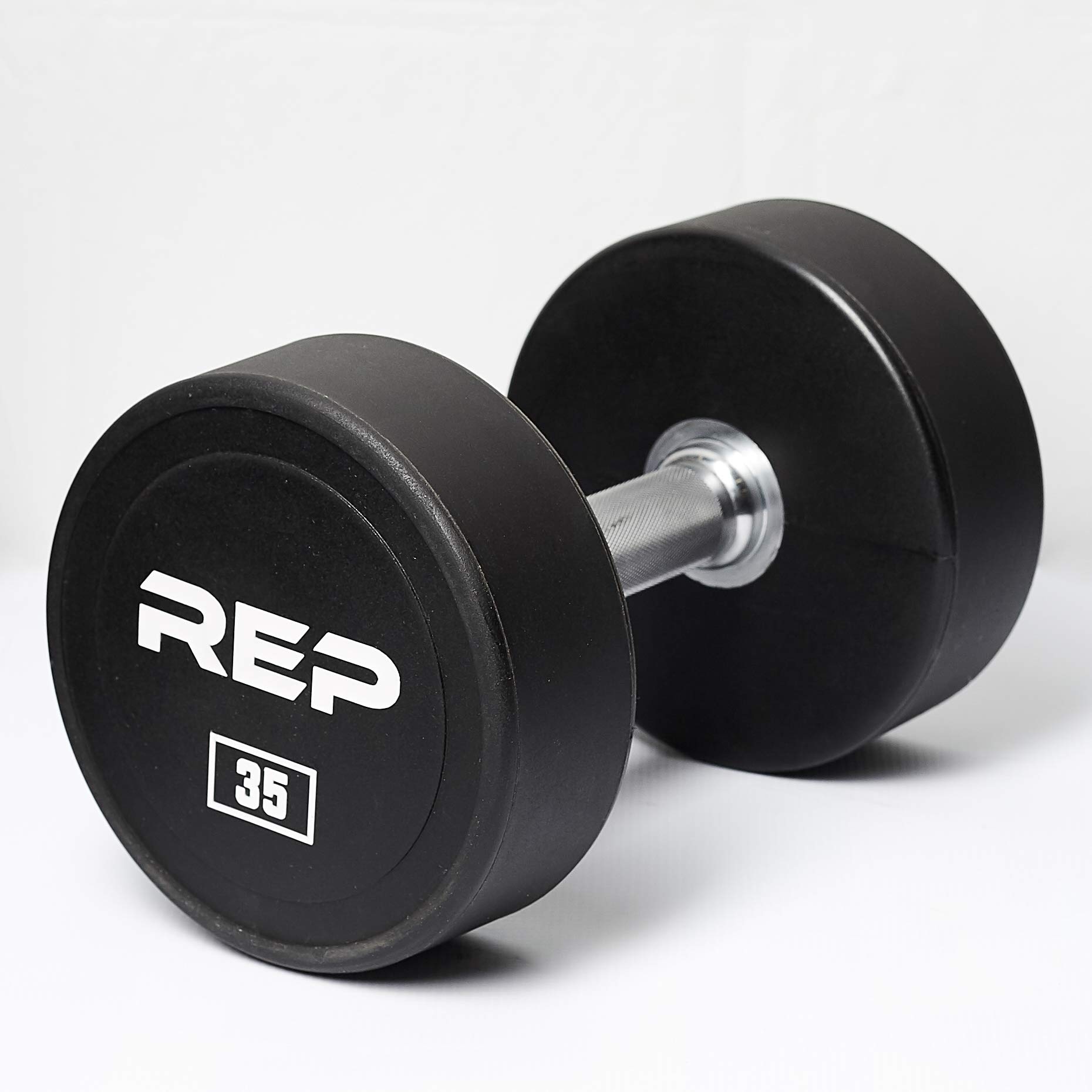 Premium Rep Fitness Urethane Coated Dumbbells - Individual Pairs & Complete Sets for Home Gym, CrossFit & Strength Training