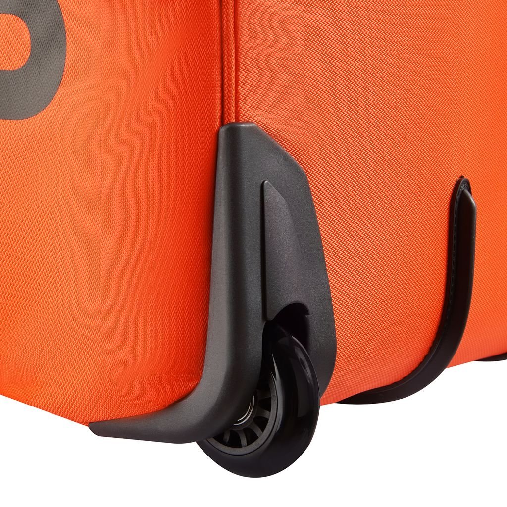 Jeep 55cm Duel Wheel Lightweight Duffle Bag - Orange Waterproof Travel Gym Bag for Men & Women | Perfect for Camping, Sports, Gym & Weekend Getaways