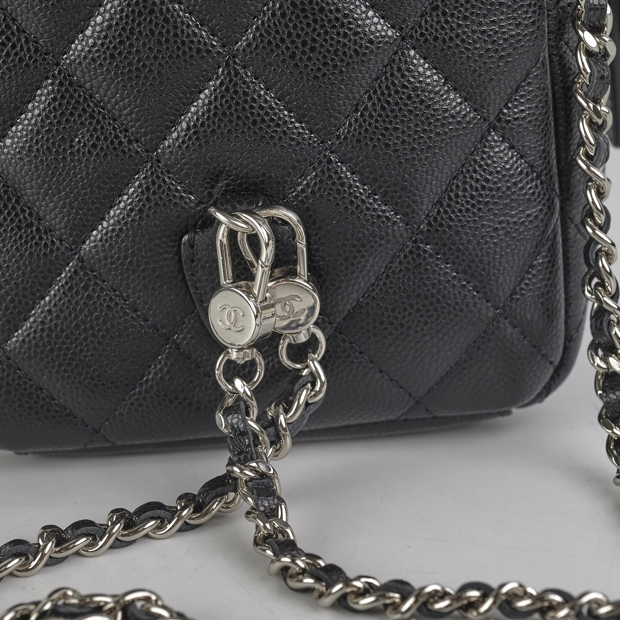Chanel Mini Backpack in Caviar Leather - Black Luxury Crossbody Bag for Women | Perfect for Travel, Shopping & Everyday Use