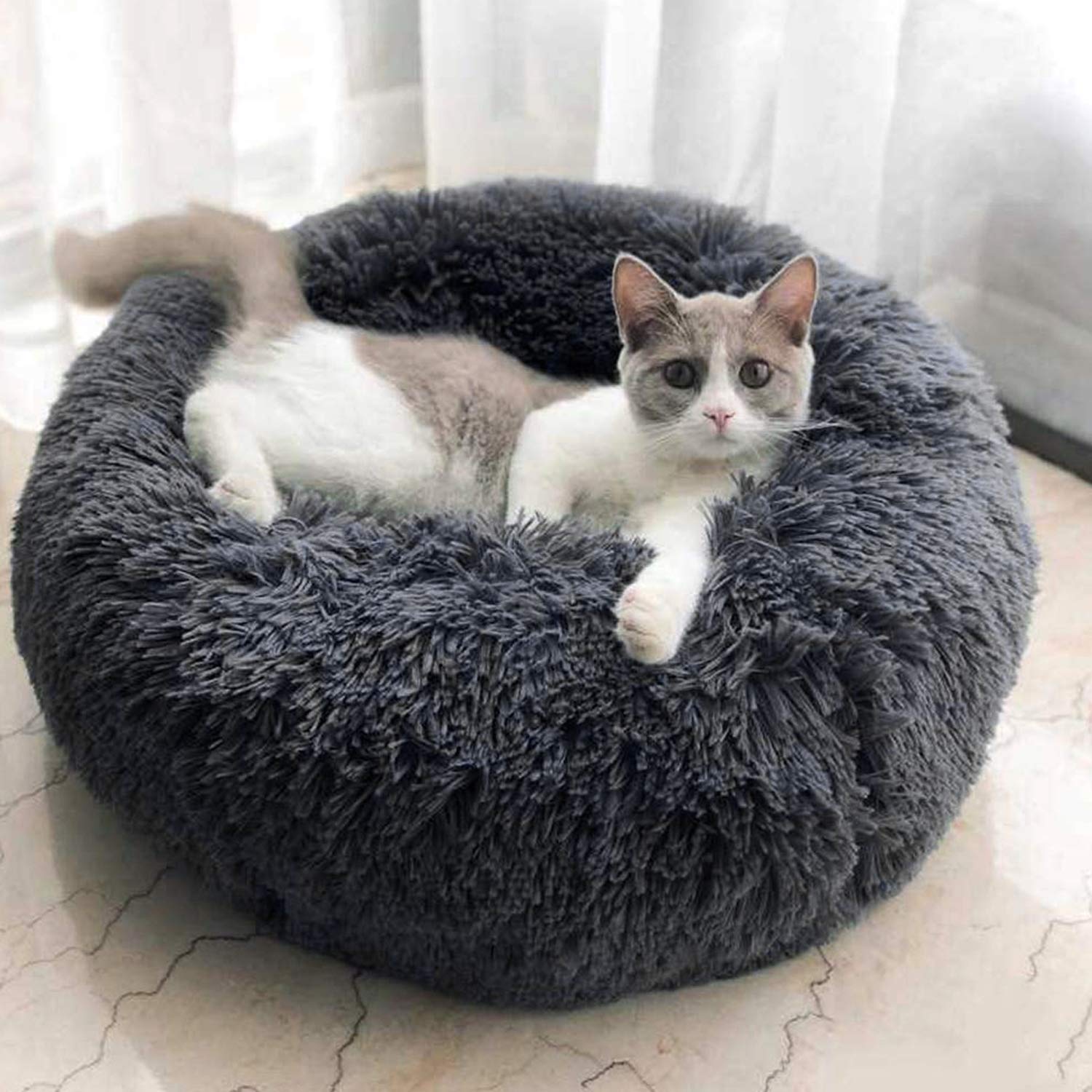 Cozy Pet Cave Bed - Warm & Soft Dog Bed for Small to Medium Dogs & Cats - Perfect for Puppies, Kittens & Indoor Pets - Ideal for Winter, Cuddling & Sleeping