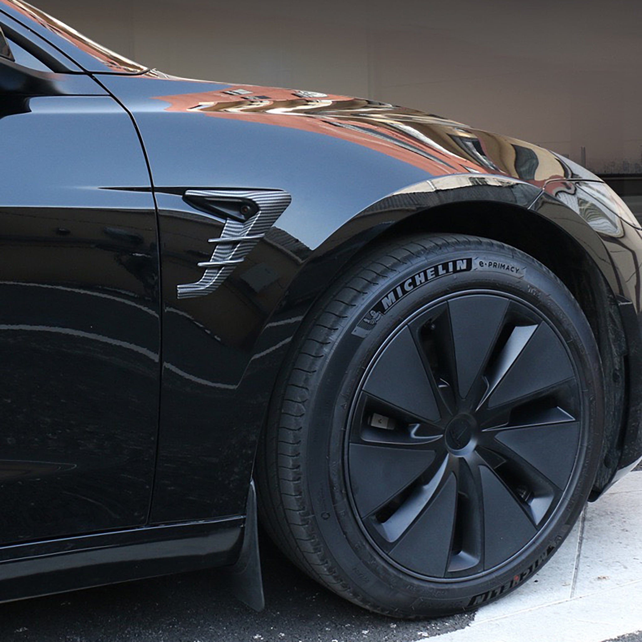 Tesla Model 3 Highland & 2024+ Model Y HW4.0 Side Camera Trim Cover - Replacement Accessory for Enhanced Protection & Style | Perfect for Parking Safety & Vehicle Customization